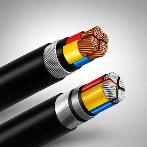 copper armoured cables